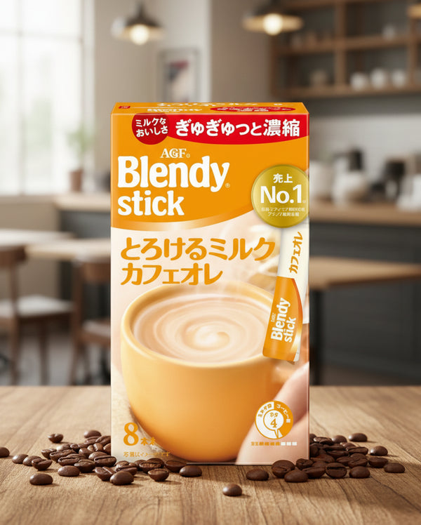 AGF Blendy Stick Cafe Au Lait 100本入 4箱 Agf Blendy Stick Cafe Au
