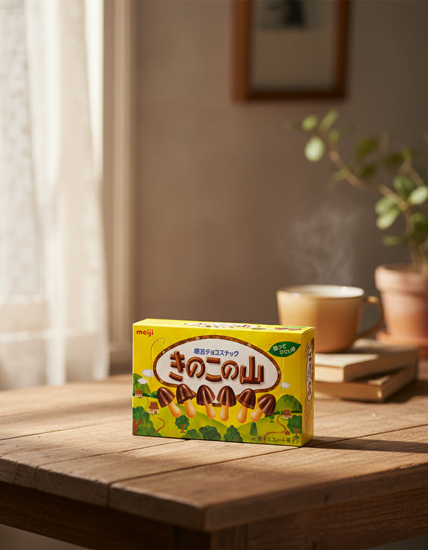 Meiji Kinoko no Yama Chocolate Biscuit | Unique Bunny
