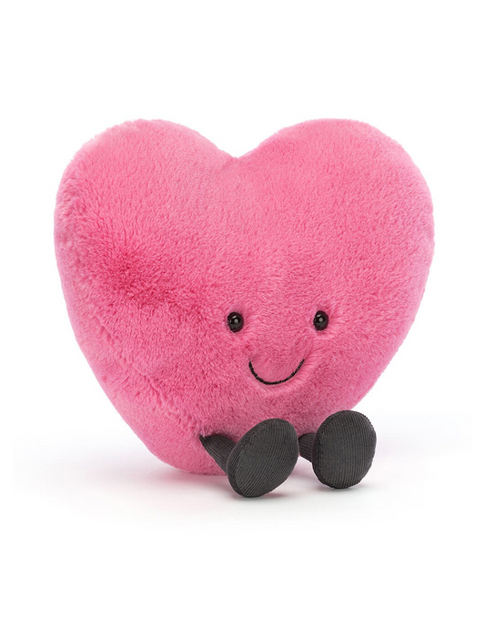 Jellycat Amuseable Hot Pink Heart - Unique Bunny