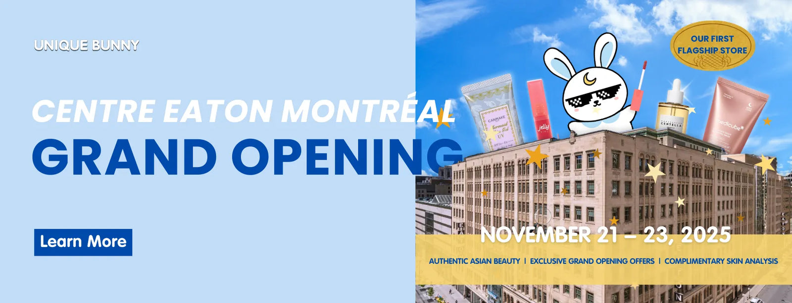 Eaton Centre Grand Opening - Unique Bunny