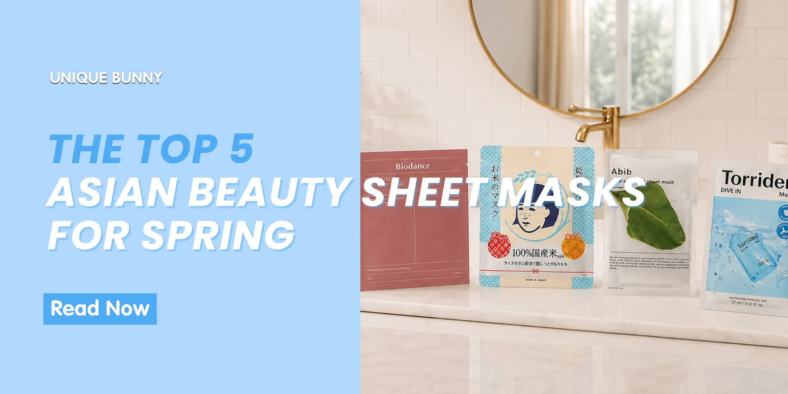 The Top 5 Asian Beauty Sheet Masks for Spring - Unique Bunny