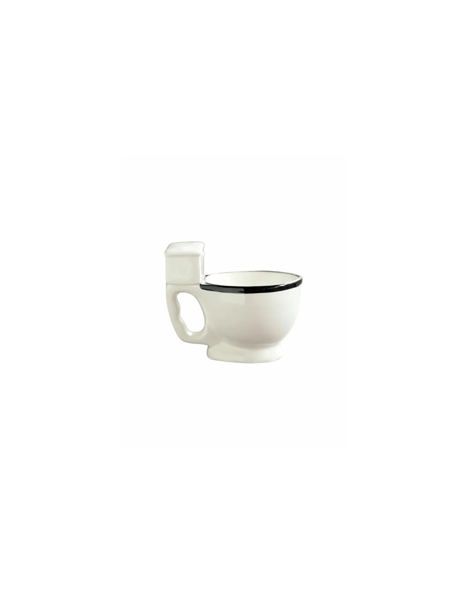 Ceramic Toilet Mug - Unique Bunny