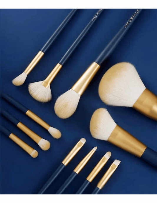 AMORTALS Star Beats Makeup Brush Set 12PCS - Unique Bunny