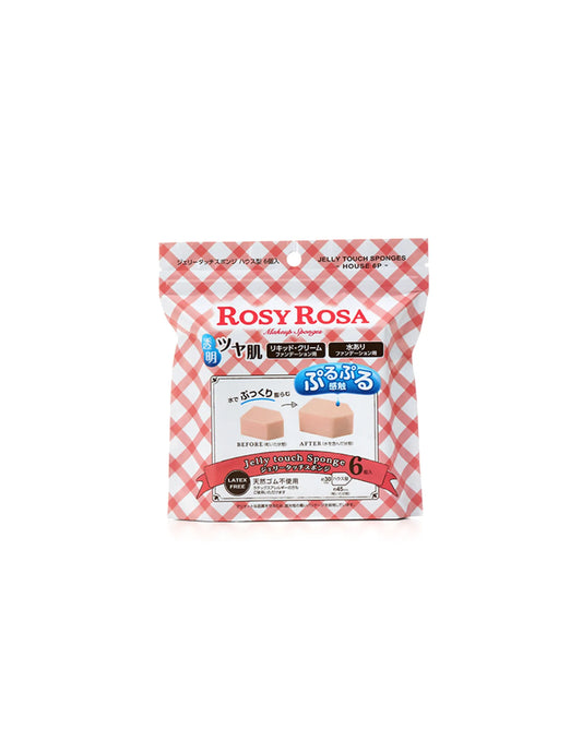 Rosy Rosa Jelly Touch Sponge 6PCS - Unique Bunny