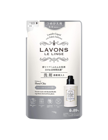 Lavons Laundry Liquid with Fabric Softener | Refill Floral Chic
