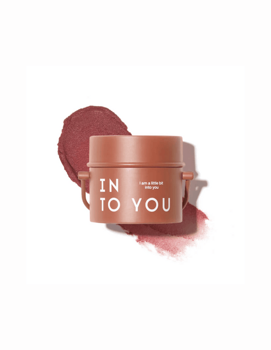 INTO YOU Barreled Matte Lip & Cheek Mud with Brush - Unique Bunny
