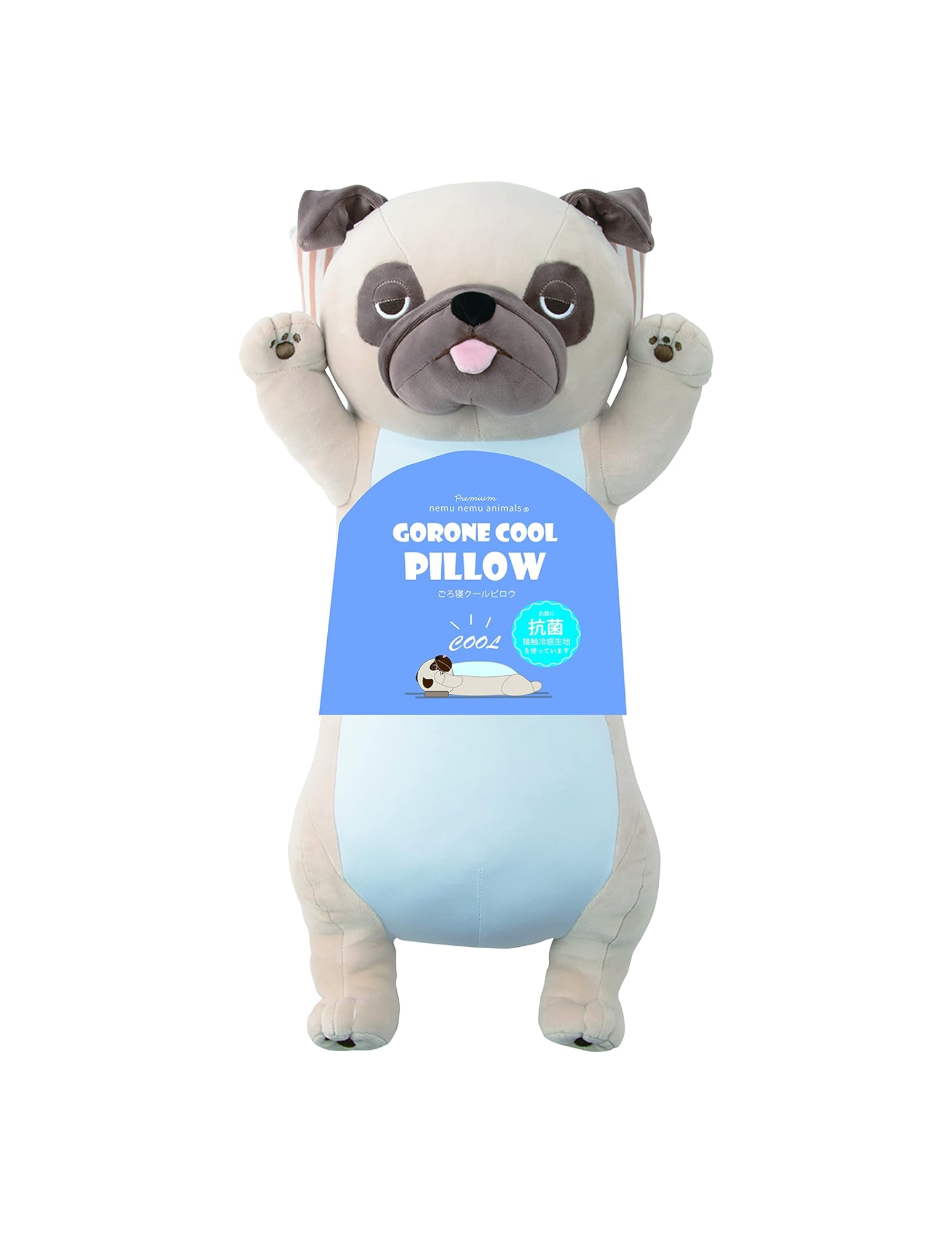LIVHEART Gorone Cool Pillow | Pug