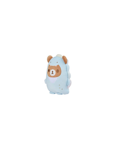 San-X Kogumachan Plays with Dino Flat Mochi Plush - Unique Bunny