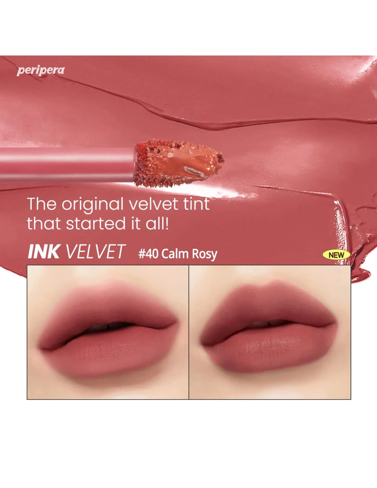 Peripera Ink Velvet Lip Tint | My Roses Rosier Collection - Unique Bunny