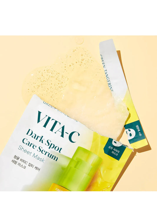 GOODAL Green Tangerine Vita C Dark Spot Care Serum Mask - Unique Bunny