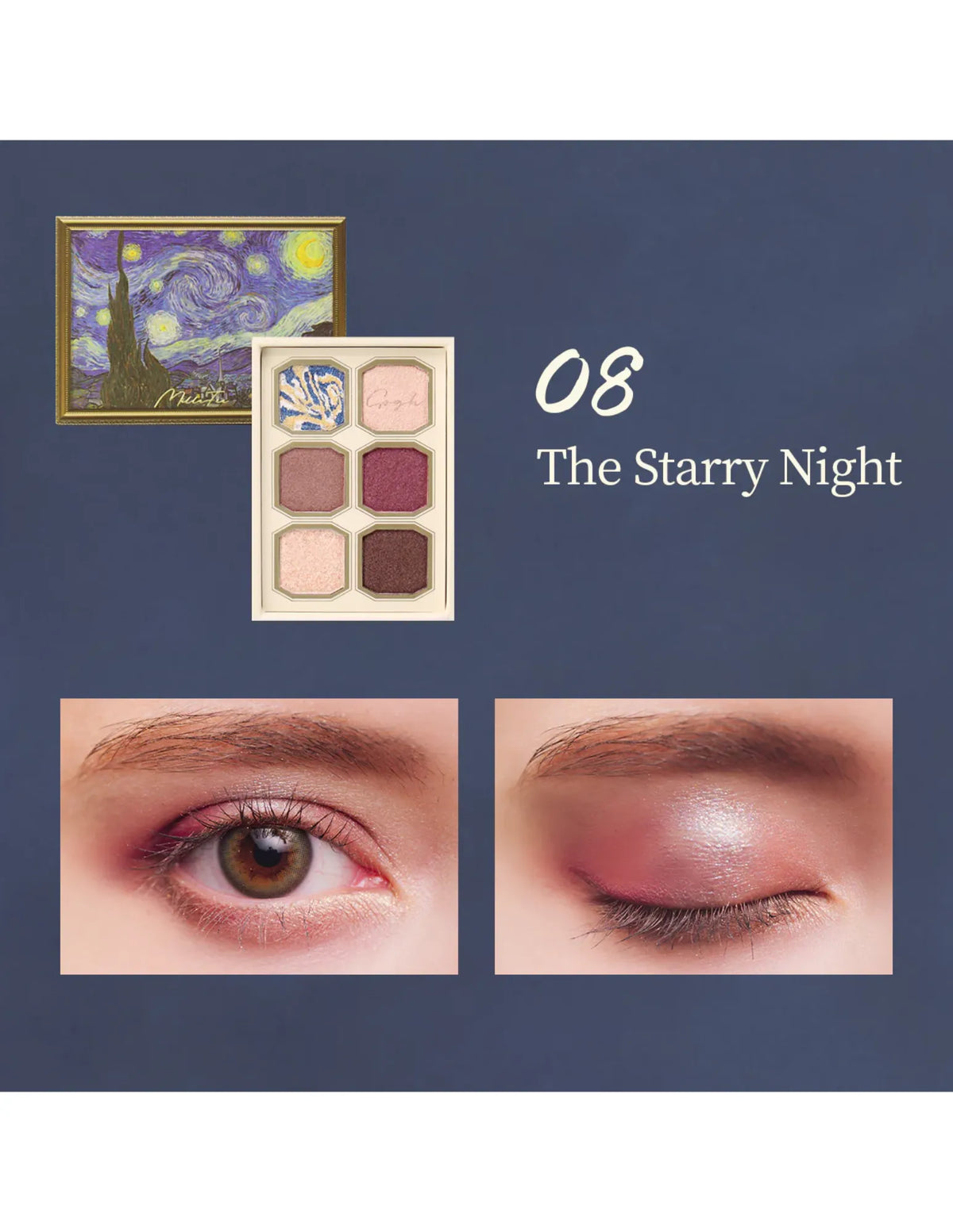 MilleFée Painting Eyeshadow Palette | Vincent van Gogh - Unique Bunny