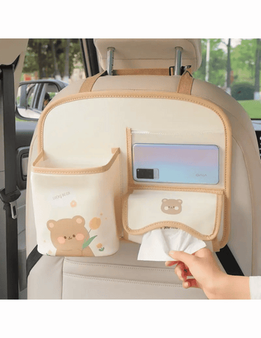 Car Back Seat Organizer - Unique Bunny