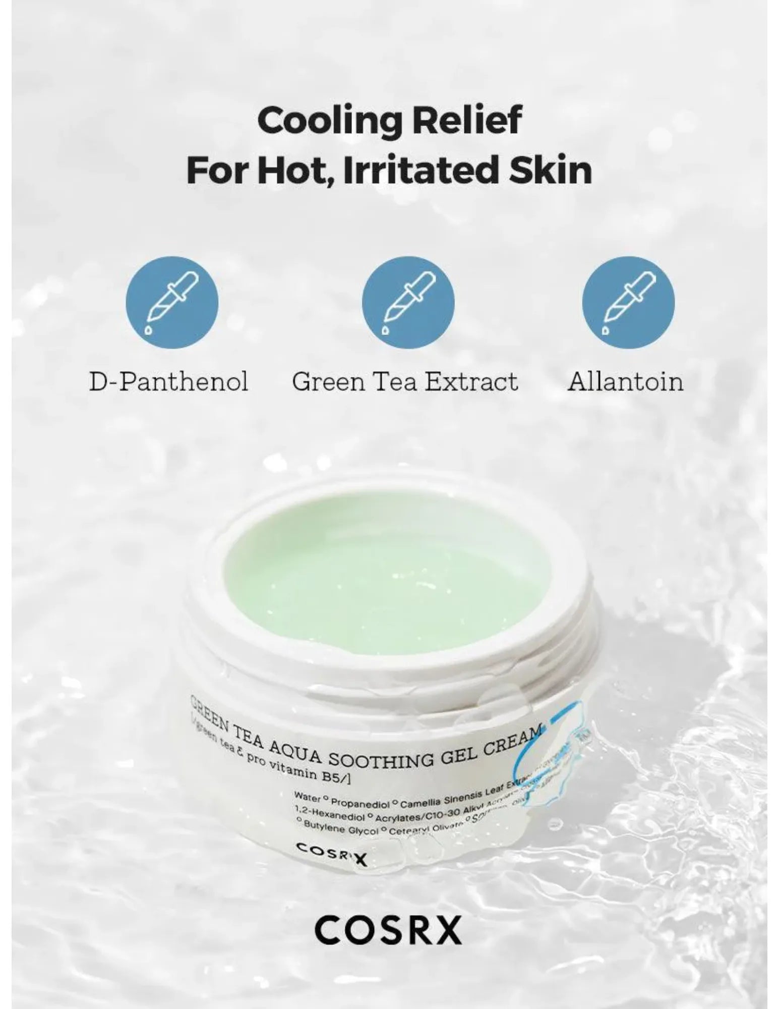 COSRX Hydrium Green Tea Aqua Soothing Gel - Unique Bunny