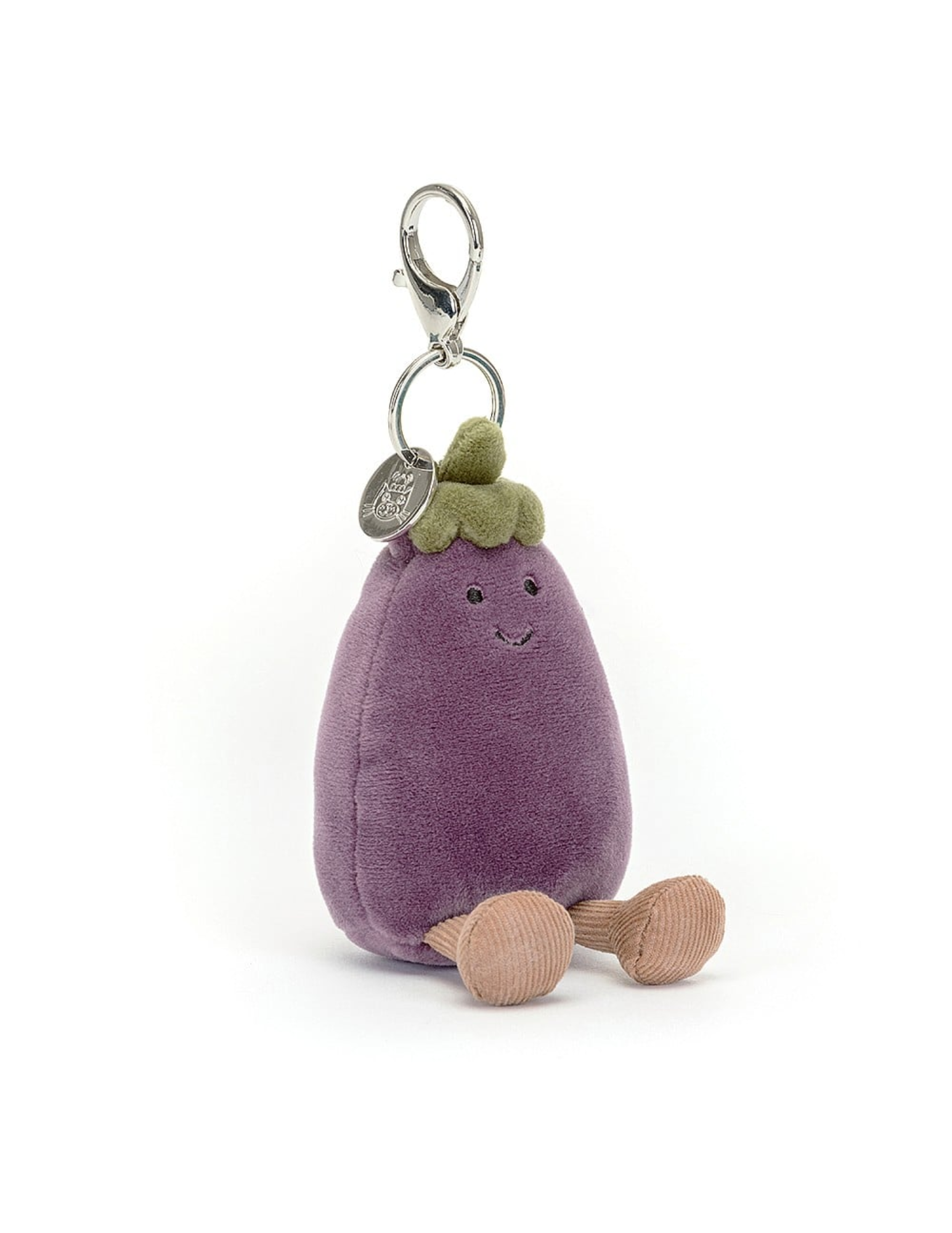 Jellycat Vivacious Aubergine Bag Charm