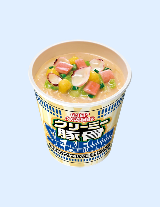 Nissin Creamy Seafood Tonkotsu Cup Noodle