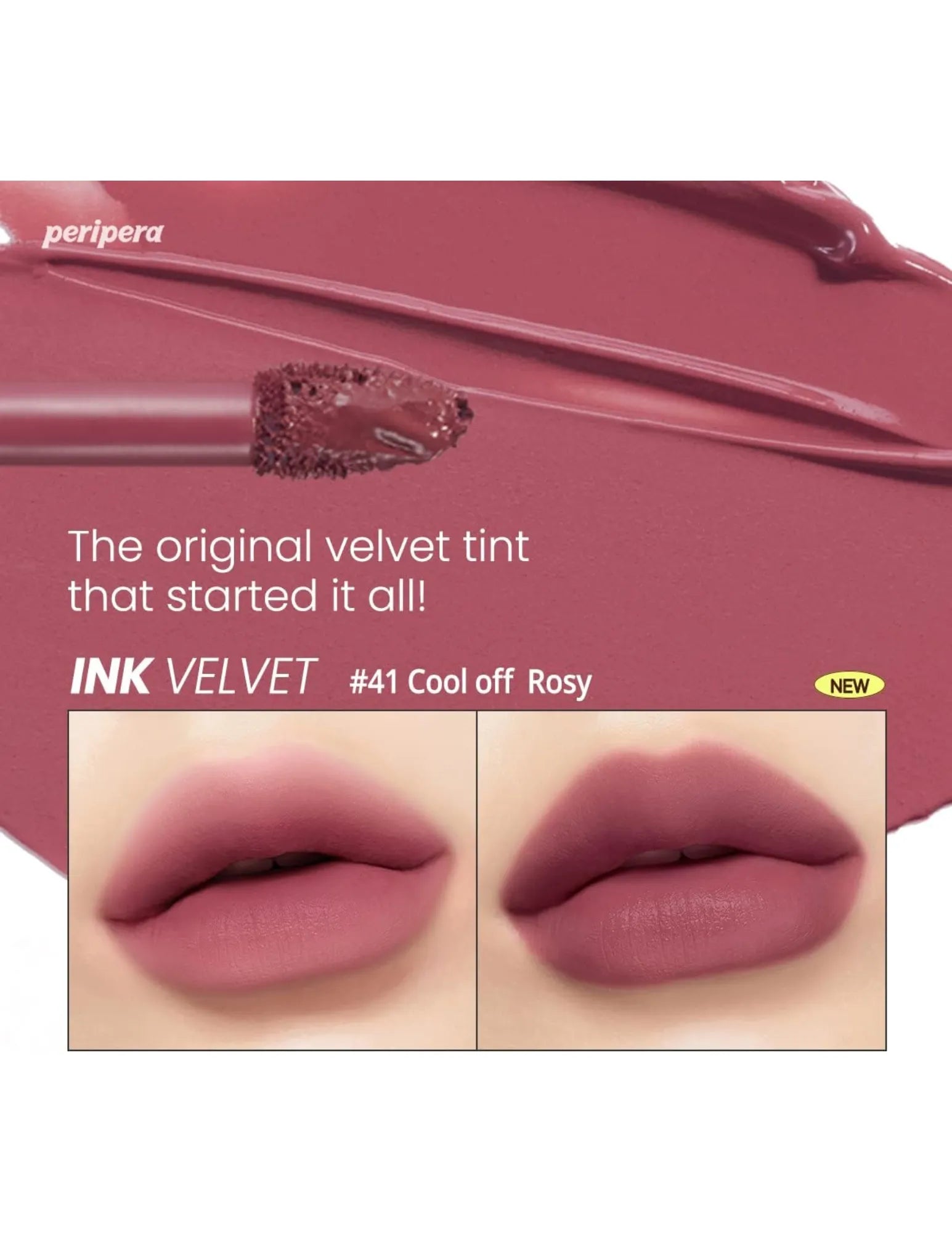 Peripera Ink Velvet Lip Tint | My Roses Rosier Collection - Unique Bunny