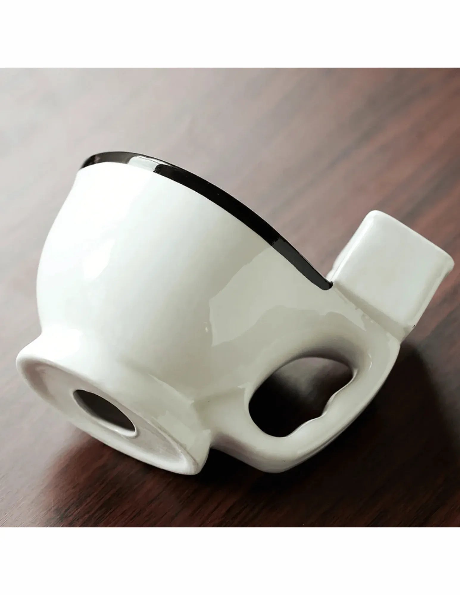 Ceramic Toilet Mug - Unique Bunny