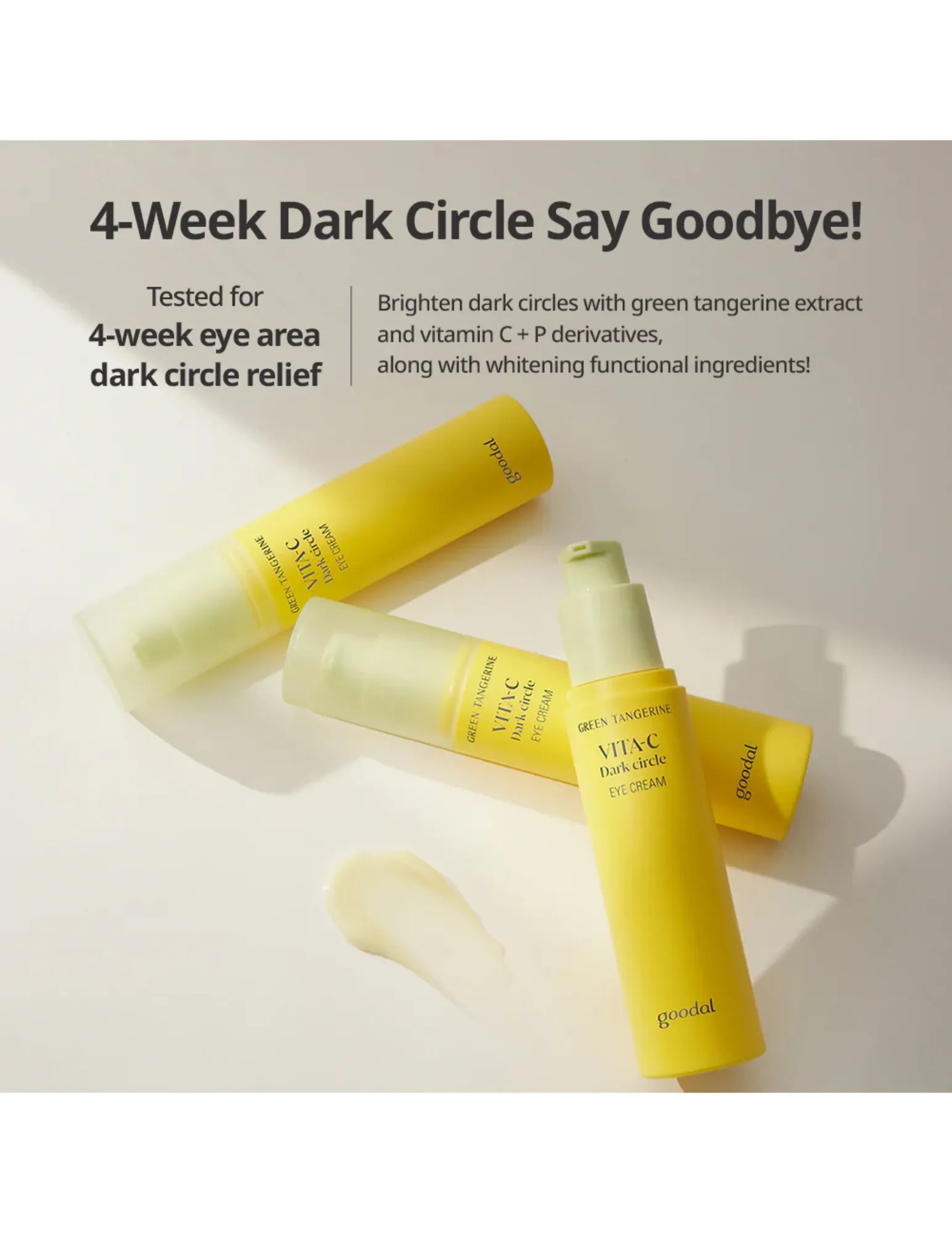GOODAL Green Tangerine Vita C Dark Circle Eye Cream - Unique Bunny
