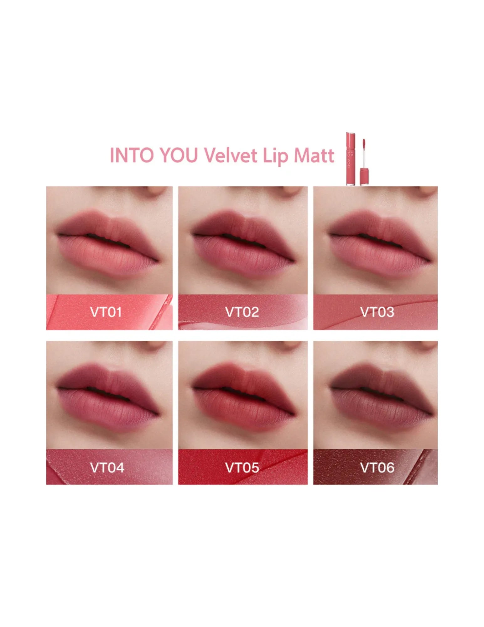 INTO YOU Velvet Lip Matt - Unique Bunny