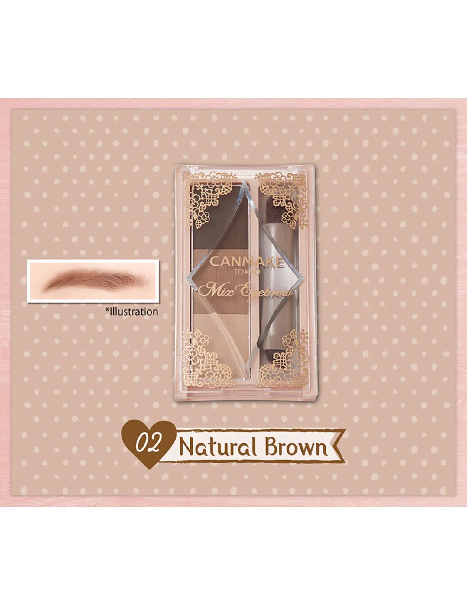 Canmake Mix Eyebrow - Unique Bunny