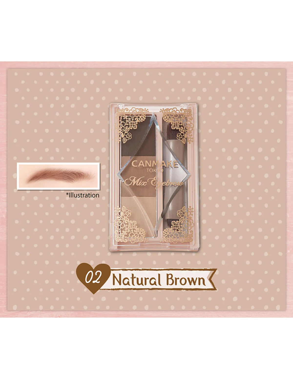 Canmake Mix Eyebrow - Unique Bunny