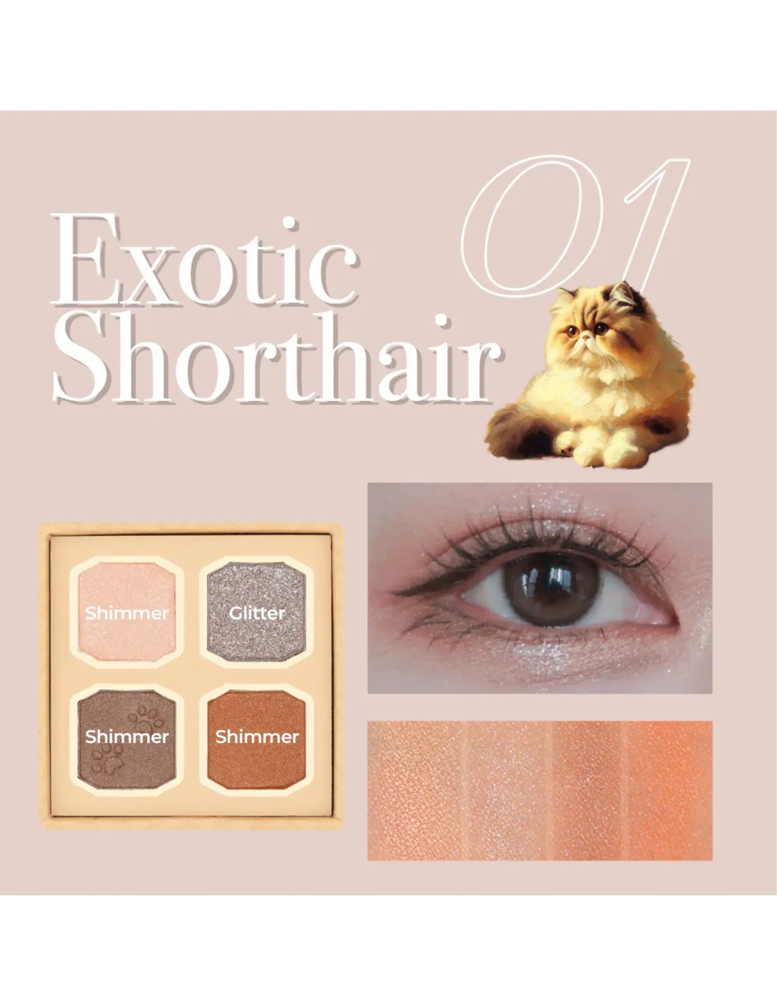 MilleFée My Kitty Eyeshadow Palette - Unique Bunny
