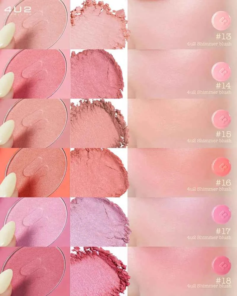 4U2 Blush on Shimmer