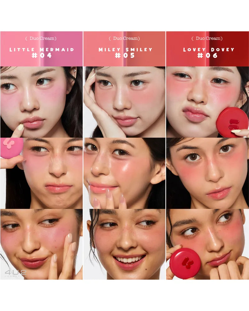 4U2 Duo Cream Blush - Unique Bunny