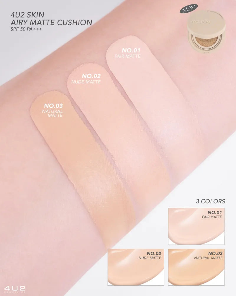 4U2 Skin Airy Matte Cushion - Unique Bunny