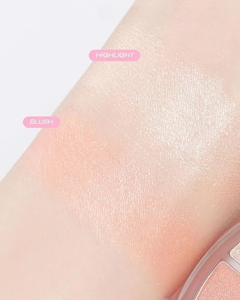 4U2 Skin Blush & Highlight Duo Cream - Unique Bunny