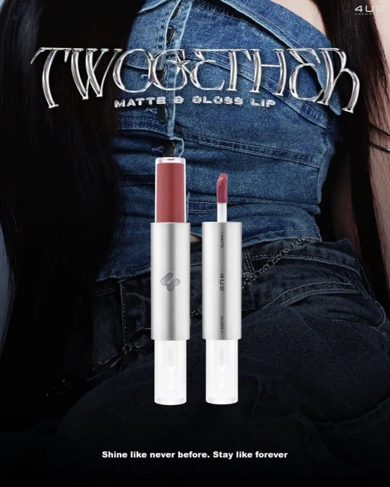 4U2 Twogether Matte & Gloss Lip - Unique Bunny