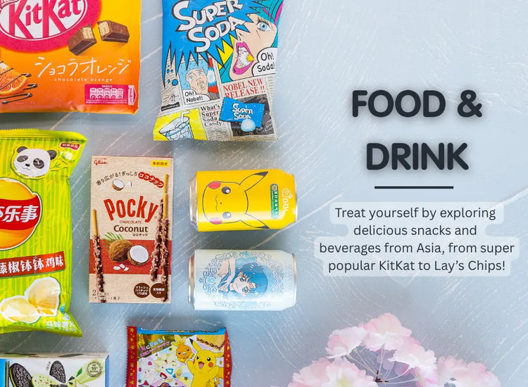 Asian snacks and drinks - Unique Bunny