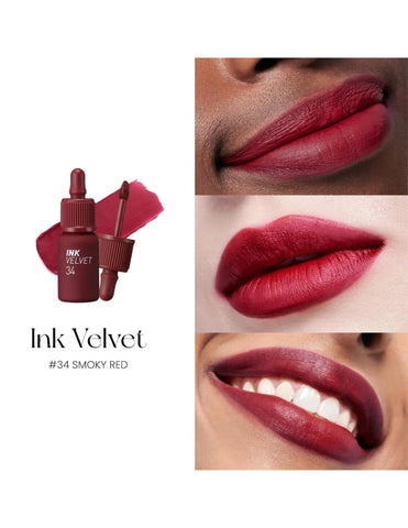 Peripera Ink Velvet Lip Tint | Red Collection - Unique Bunny