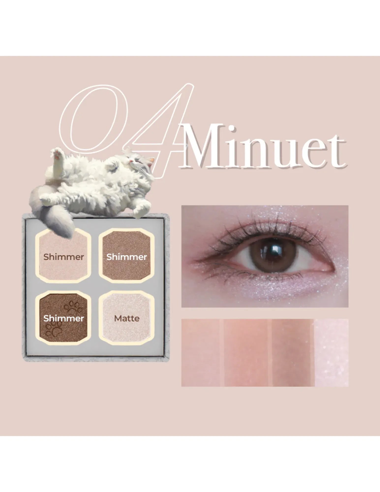 MilleFée My Kitty Eyeshadow Palette - Unique Bunny