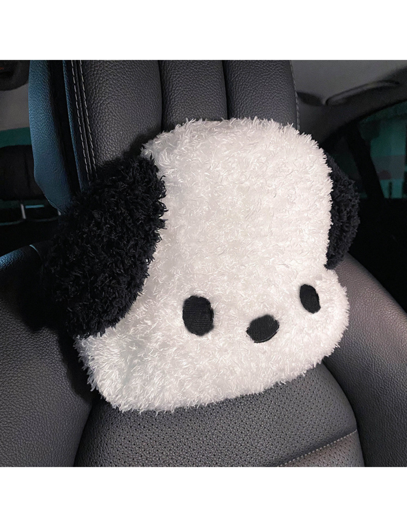 Car Seat Puppy Headrest - Unique Bunny