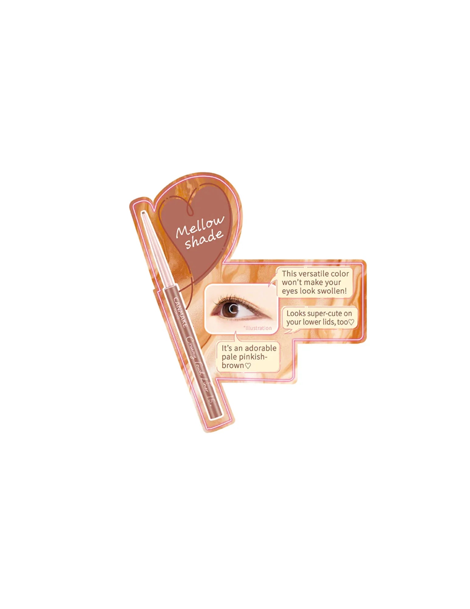 Canmake Creamy Touch Liner - Unique Bunny