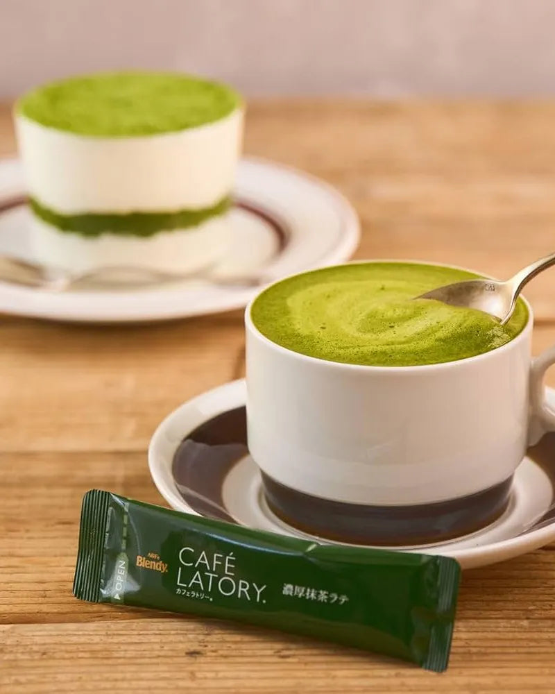 AGF Blendy Cafelatory Rich Matcha Latte - Unique Bunny