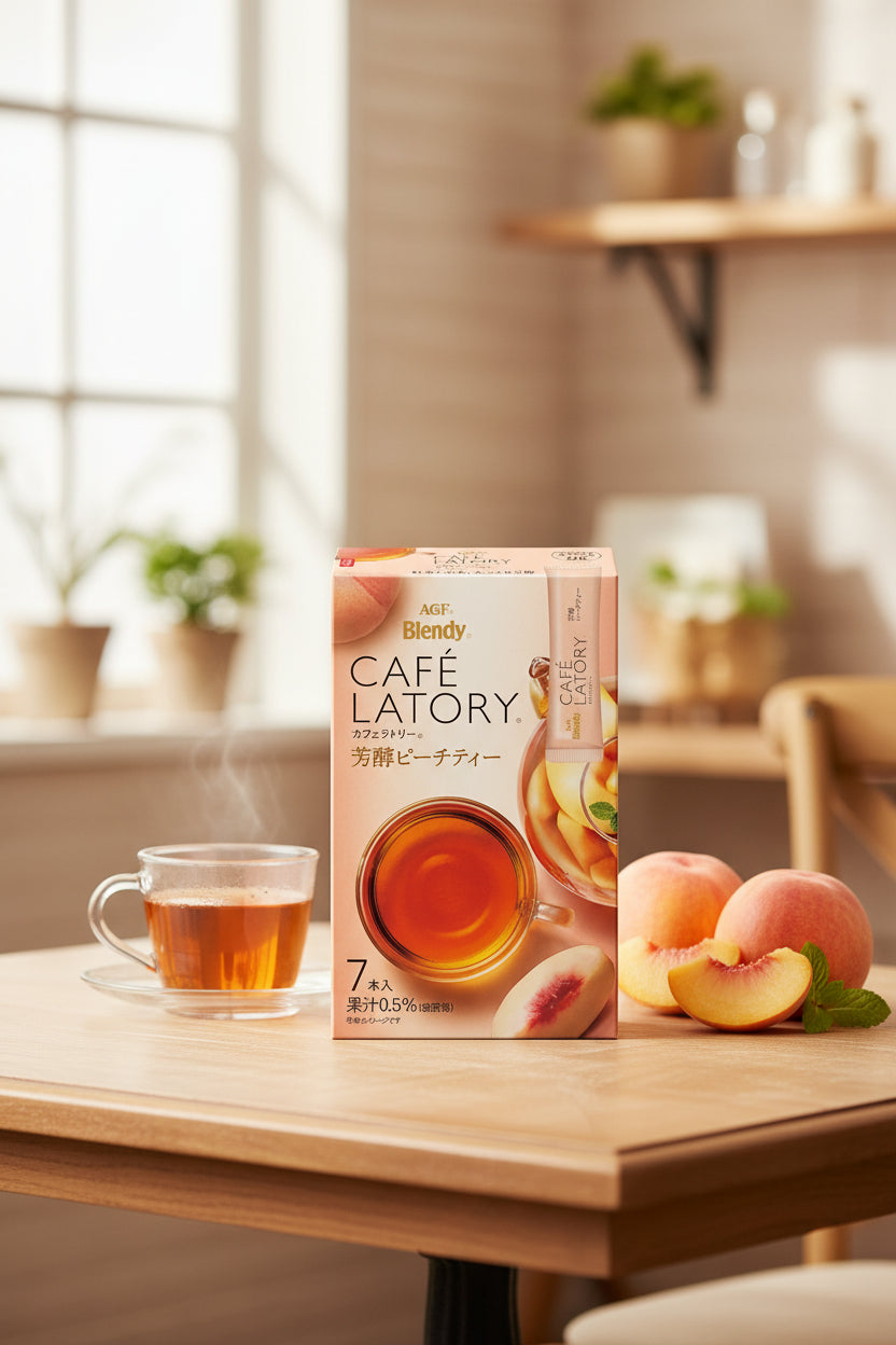AGF Cafe Latory Mellow Peach Tea - Unique Bunny