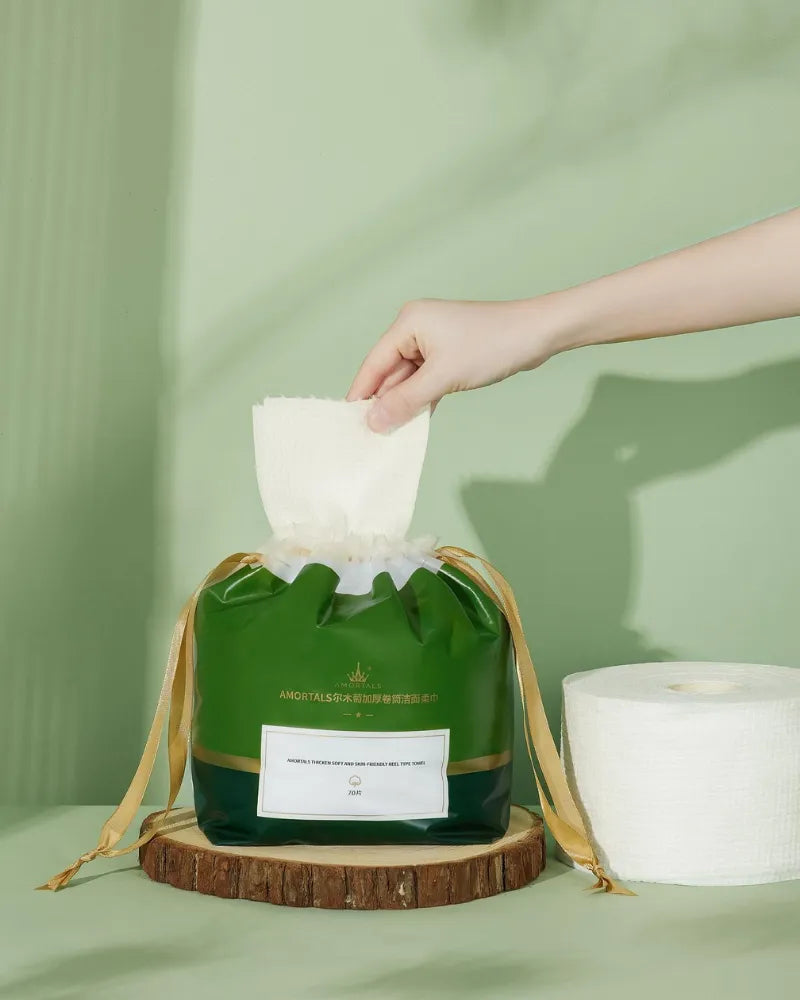 AMORTALS Disposable Cotton Towel - Unique Bunny