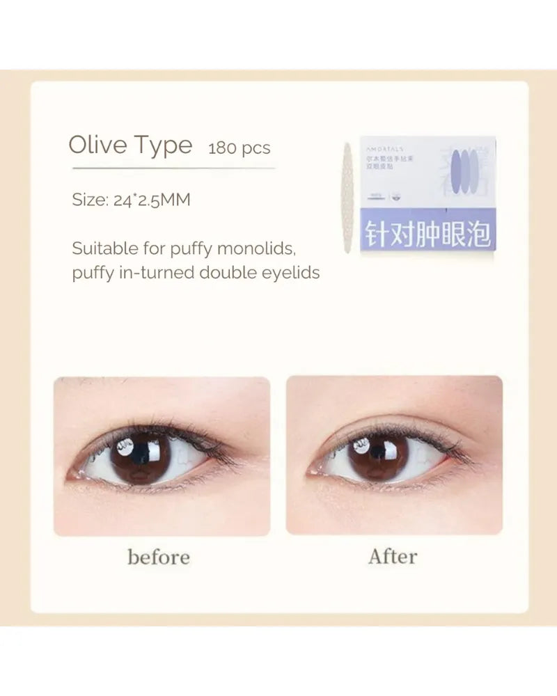 AMORTALS Precision Fit Double Eyelid Tape - Unique Bunny