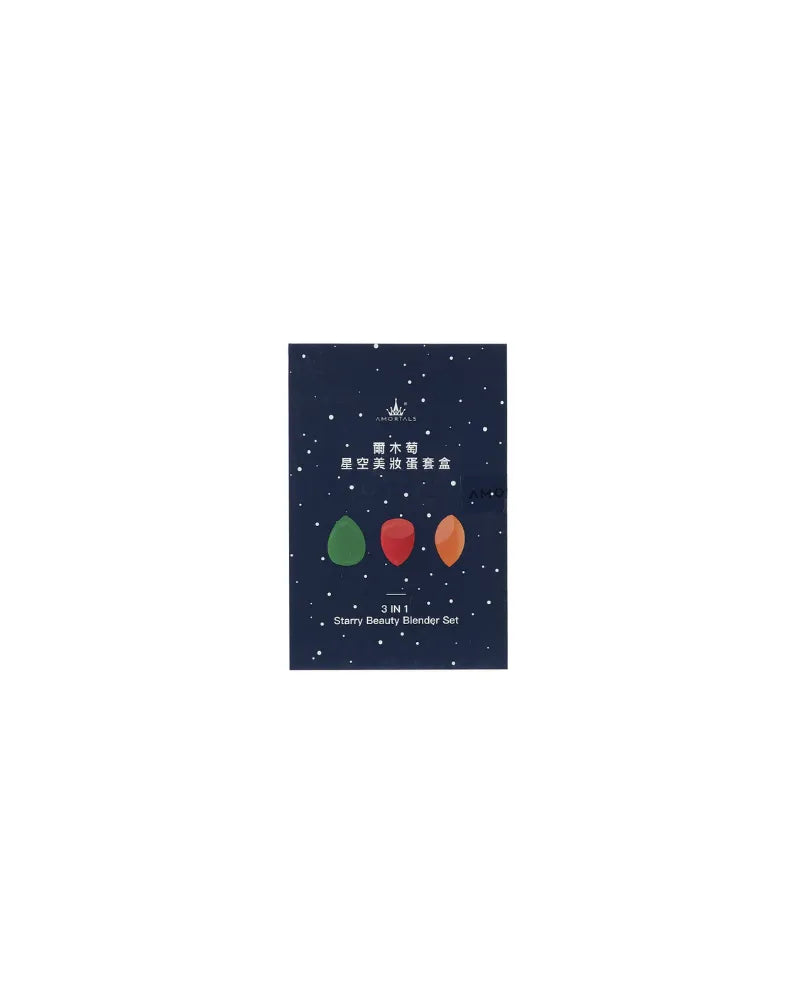 AMORTALS Starry Sky Beauty Blender Set 3-in-1 - Unique Bunny