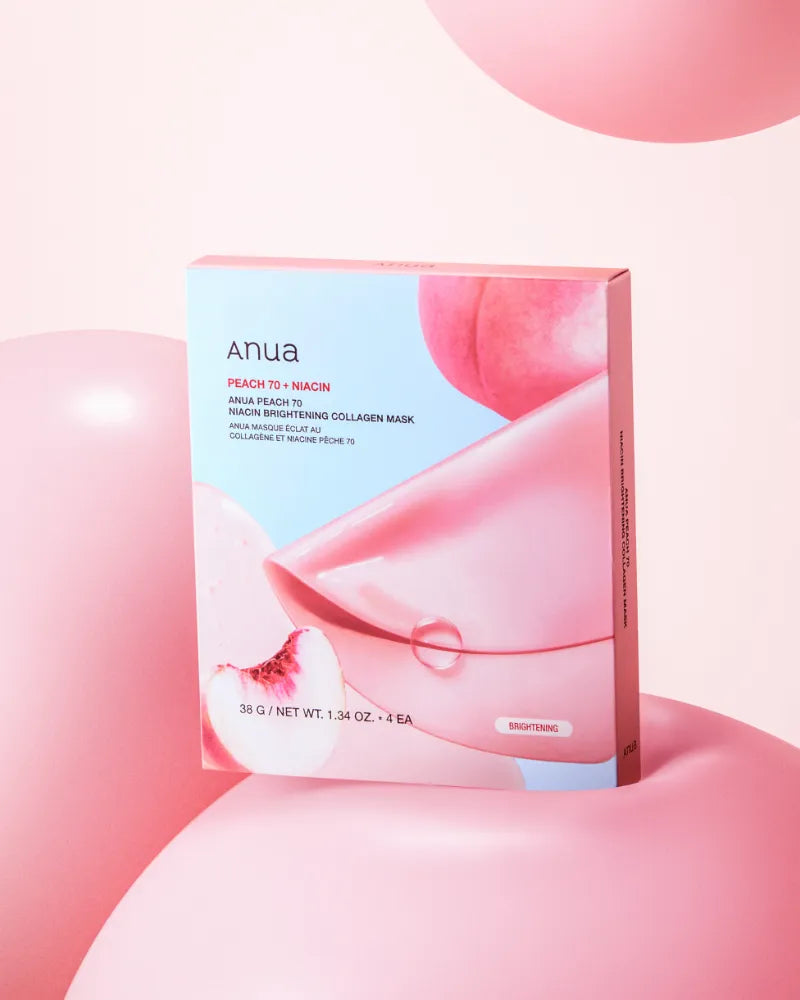 Anua Peach 70 Niacin Brightening Collagen Mask - Unique Bunny