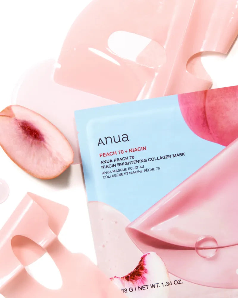 Anua Peach 70 Niacin Brightening Collagen Mask - Unique Bunny