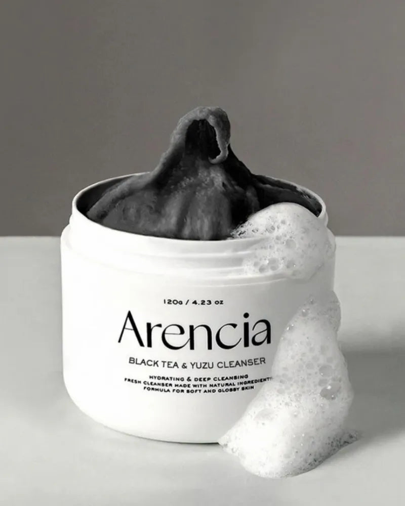 Arencia Black Tea & Yuzu Rice Mochi Cleanser - Unique Bunny