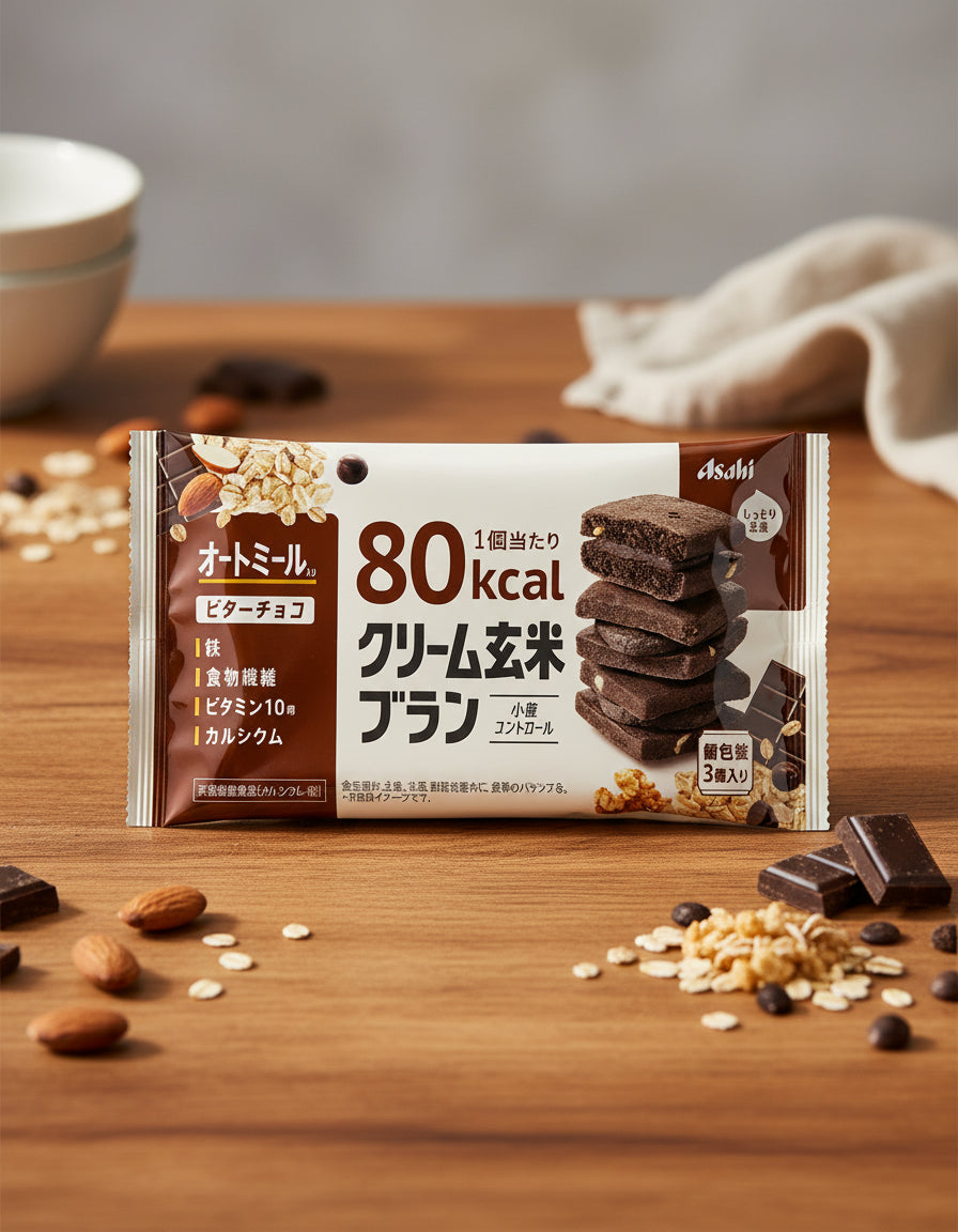 Asahi Brown Rice Bitter Chocolate Brownie - Unique Bunny