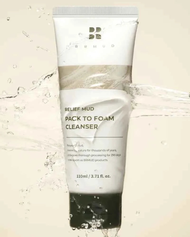 BRMUD Relief Mud Pack To Foam Cleanser