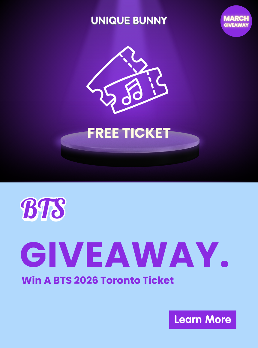 BTS Toronto Giveaway x Unique Bunny 