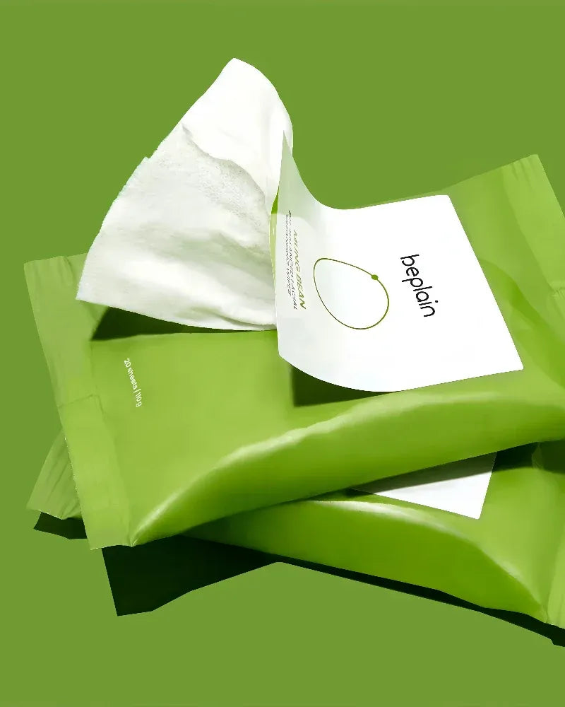 Beplain Mung Bean pH Balanced Facial Cleansing Wipes - Unique Bunny