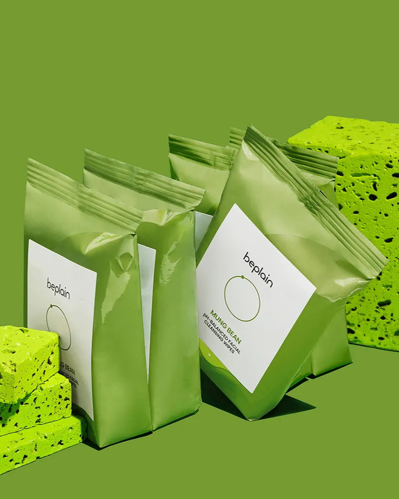 Beplain Mung Bean pH Balanced Facial Cleansing Wipes - Unique Bunny