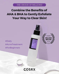 COSRX AHA/BHA Clarifying Treatment Toner - Unique Bunny